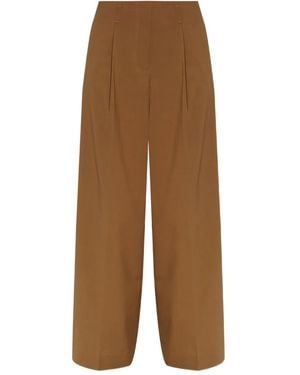 Lacoste Pleated Pants - Brown