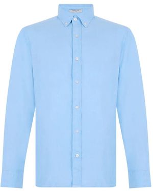 GANT Chemise Boutonnée À Manches Longues - Blue