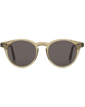 Fora Goldlover Round-Frame Sunglasses - Grey