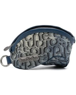 Acne Studios Portafoglio Con Zip - Grigio