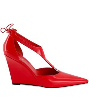 Coperni Wedge-Pumps Mit T-Riemen - Rot