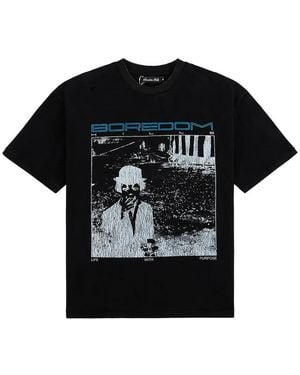 Boredom Kills Graphic-Print T-Shirt - Black
