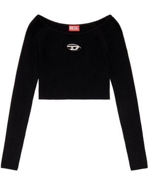 DIESEL Oval-D Top - Black