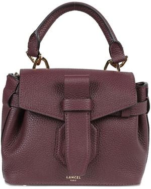 Lancel レザーハンドバッグ - パープル