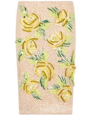 Des Phemmes Sequin-Embellished Midi Skirt - Metallic