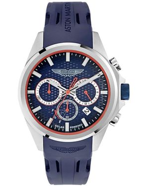 Aston Martin Watches Solar-Powered Chronograph 44Mm Watch - Blue