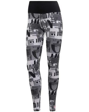 adidas Believe This Iterations Printed Leggings - Black