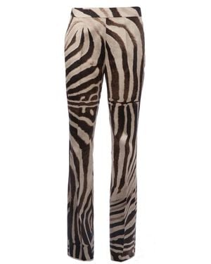 Giambattista Valli Zebra Print Trouser - Grey