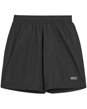 adidas Hudswell Spzl Logo Track Shorts - Black