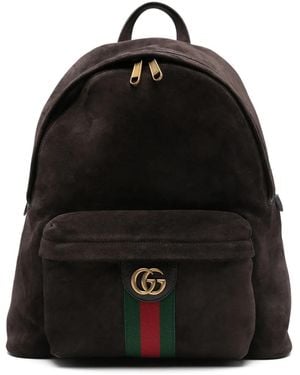 Gucci Medium Ophidia Backpack - Black