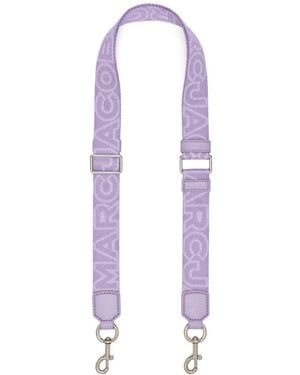 Marc Jacobs Correa The Outline Logo Strap - Morado