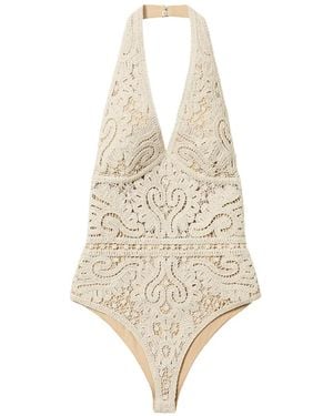 Twinset Crochet Bodysuit - White