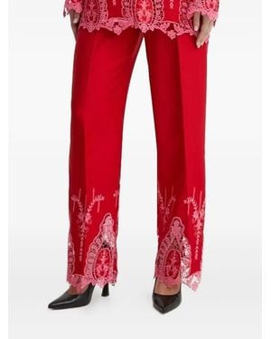 Never Fully Dressed Hose Mit Hohem Bund - Rot