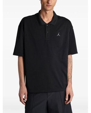Nike Brooklyn Embroidered Polo Shirt - Black
