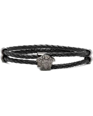 Versace Collier Tressé Medusa - Black