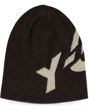 Y-3 Gorro De Canalé En Intarsia - Negro