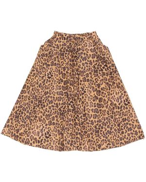 Bimba Y Lola Rok Met Luipaardprint - Bruin