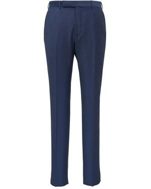 ZEGNA テーラードパンツ - ブルー