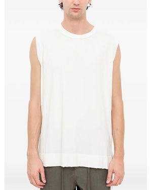 Andrea Ya'aqov Raw-Edge Panelled T-Shirt - White