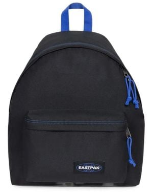 Eastpak Padded Pak'R Logo-Patch Contrast-Stitch Backpack - Blue