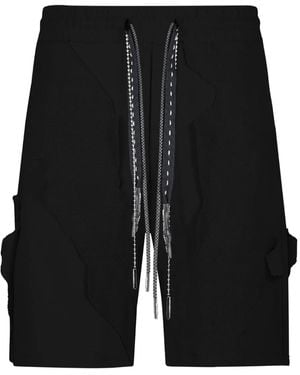 Mostly Heard Rarely Seen Cut Me Up Shorts - Black