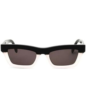 Palm Angels Melrose Rectangle-Frame Sunglasses - Black