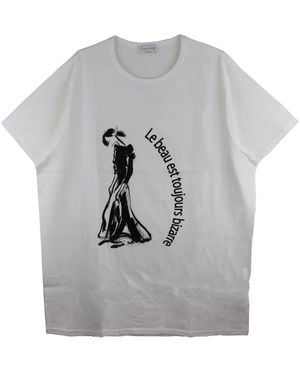 Yohji Yamamoto Logo-Print T-Shirt - Grey