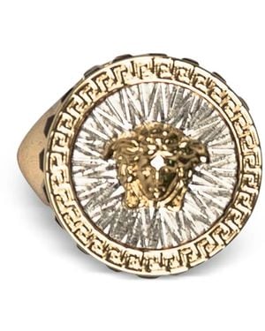 Versace Medusa Head Ring - Metallic