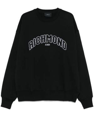 John Richmond ロゴ スウェットシャツ - ブラック
