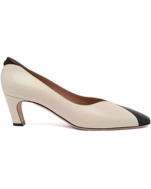 Bally 55Mm Sylt Leather Pumps - Natural
