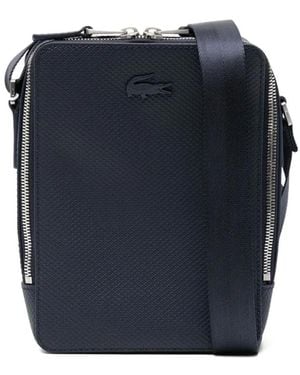 Lacoste Logo-embossed Messenger Bag - Blue