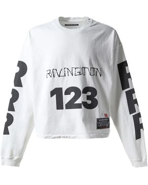 RRR123 Klassisches Sweatshirt - Weiß