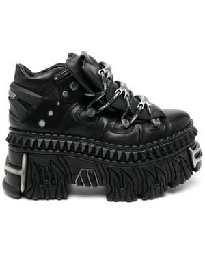 Vetements Lace-Up Boots - Black