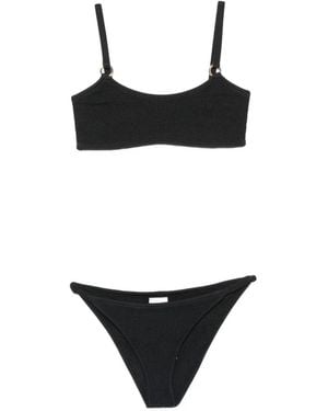 Hunza G Bikini Con Dettaglio Ad Anello - Nero