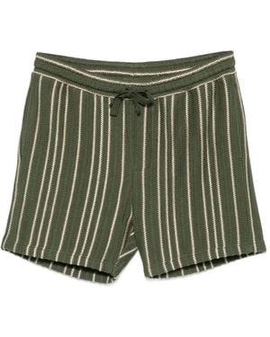 John Varvatos Striped Shorts - Green