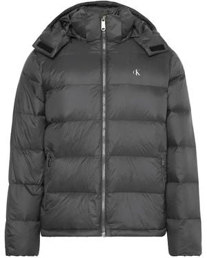 Calvin Klein Doudoune À Capuche - Grey