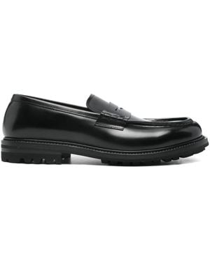 Henderson Penny-Strap Leather Loafers - Black
