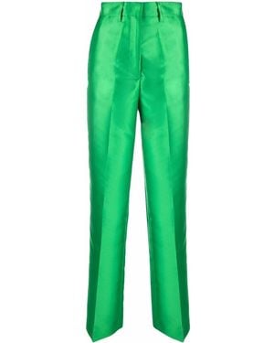 Blanca Vita Pareskia Straight-Leg Trousers - Green