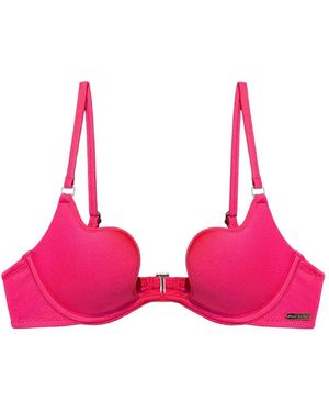 Fleur du Mal Seduce Bikinitop Met U-Watervalhals - Roze