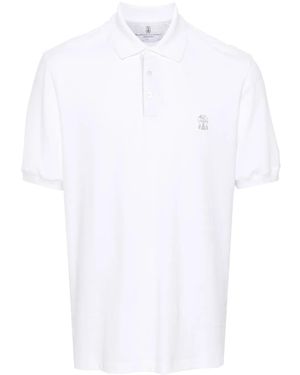 Brunello Cucinelli T -Shirts und Polos - Weiß
