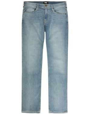 PAIGE Federal Faded-Wash Slim-Fit Jeans - Blue