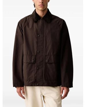 Marc O' Polo Veste En Velours Côtelé À Manches Raglan - Black