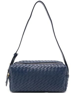 Elleme Woven-Leather Shoulder Bag - Blue