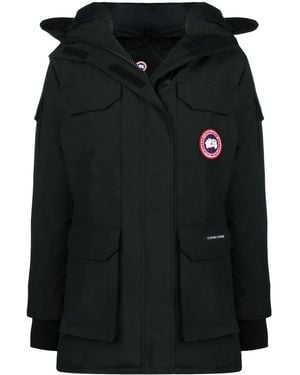 Canada Goose パデッド パーカーコート - ブラック