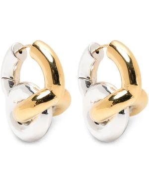 Uncommon Matters Mini Knot Creoles Earrings - Metallic