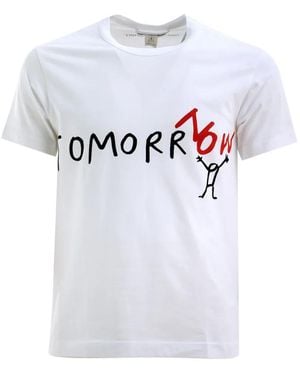 Comme des Garçons Graphic-Print T-Shirt - White