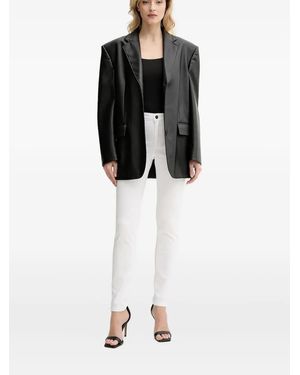 ARMANI EXCHANGE Jeans Mit Bestickter Tasche - Schwarz