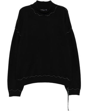 Mastermind Japan Trui Verfraaid Met Logo - Zwart