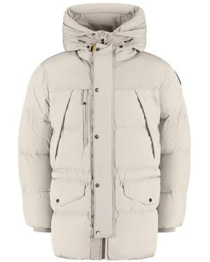 Parajumpers Hooded Padded Coat - White