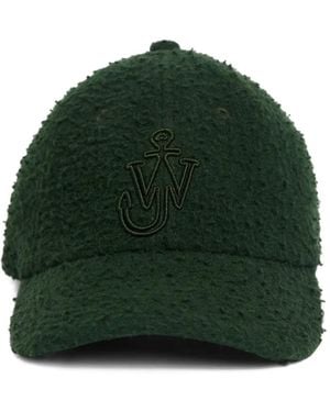 JW Anderson Logo-Embroidered Cap - Green
